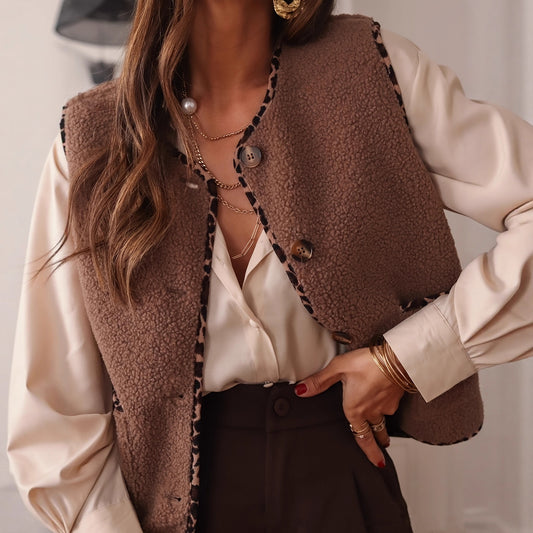 Dame Lammuld Vest Pelsvest