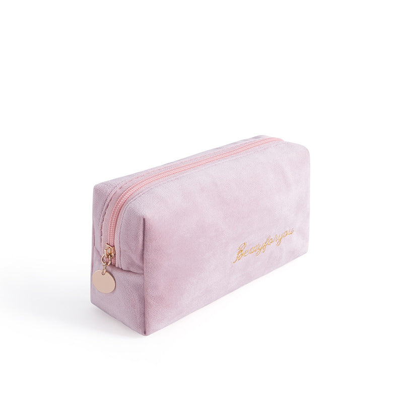 Flannel Cosmetic Storage Bag Tote Cloth