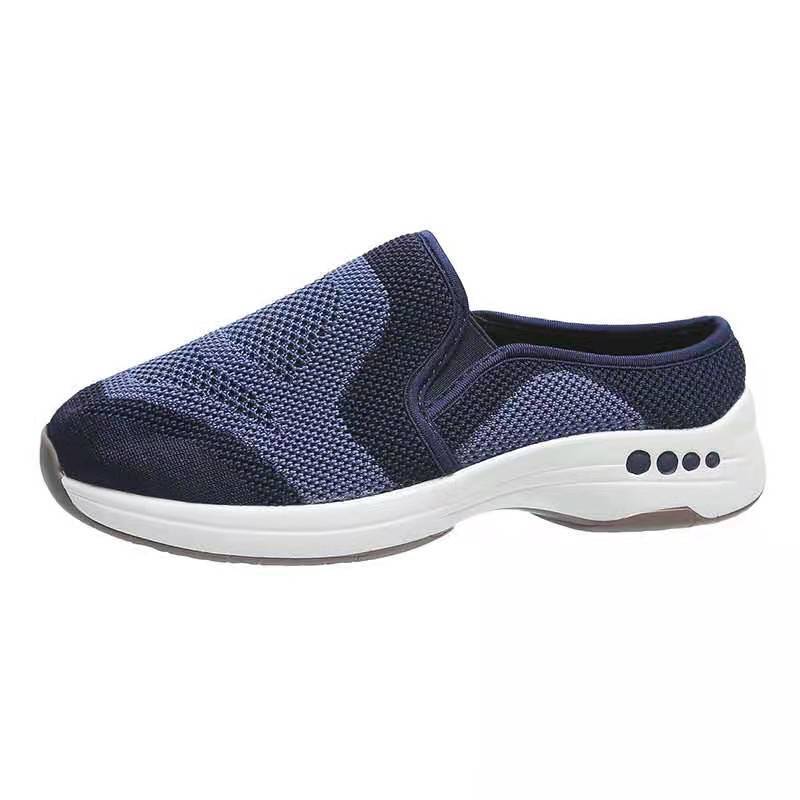 Women's Breathable Fly Woven Mesh Casual Shoes One Pedal