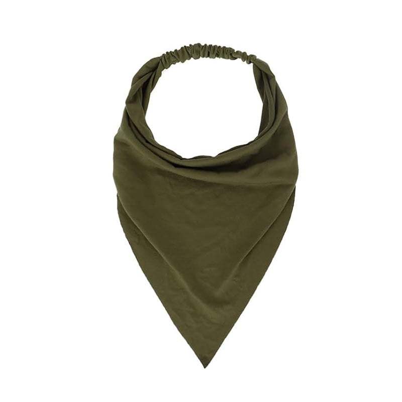 Triangle Shawl Women's Pure Color Comfort All-match High Elastic