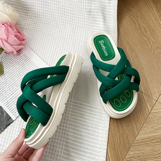 French Platform Sandals And Slippers Outerwear Fairy