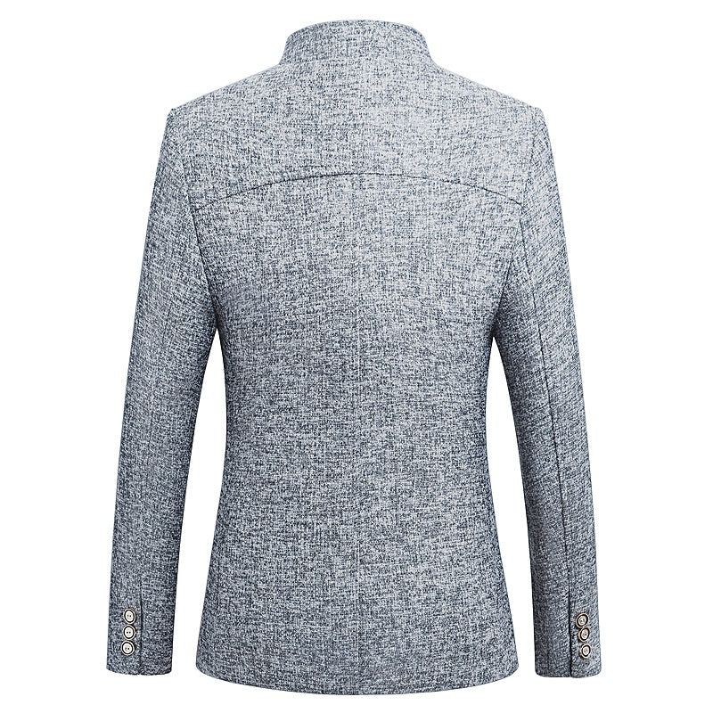 British gentleman stand collar jacket