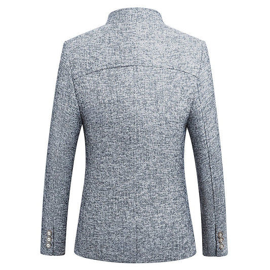 British gentleman stand collar jacket
