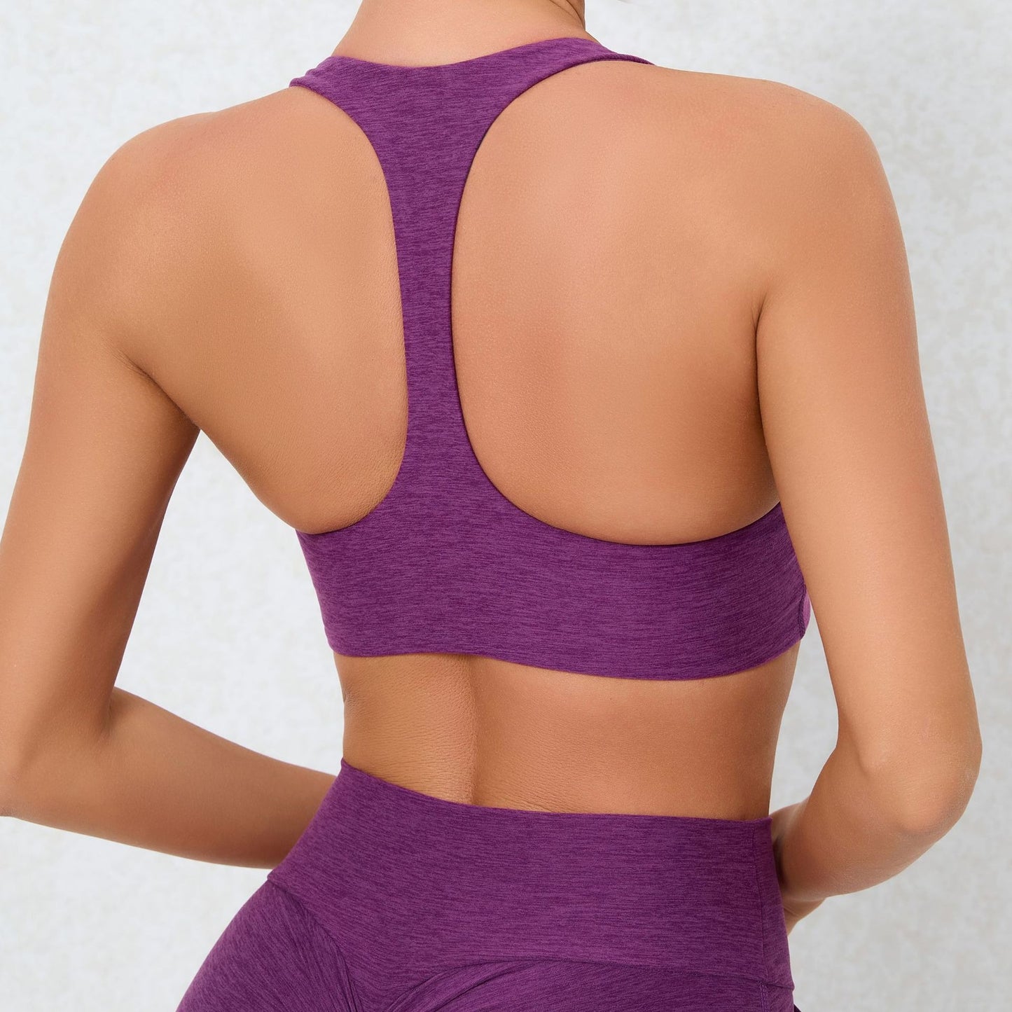 Nude Feel Sportsundertøj Stødsikker Push-up Rem Yoga-bh