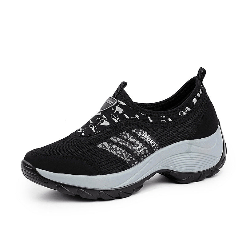 Women's Sports Shoes Height Increasing Slip-on