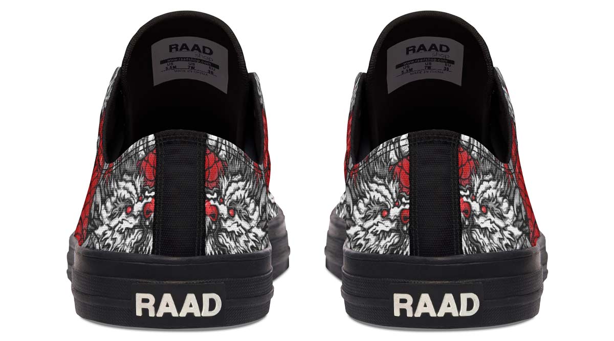 Fashion Print Couple Low-Top Canvas Shoes