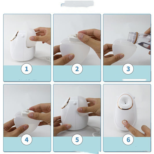 Home Facial Beauty Hot Spray Steaming Face Instrument