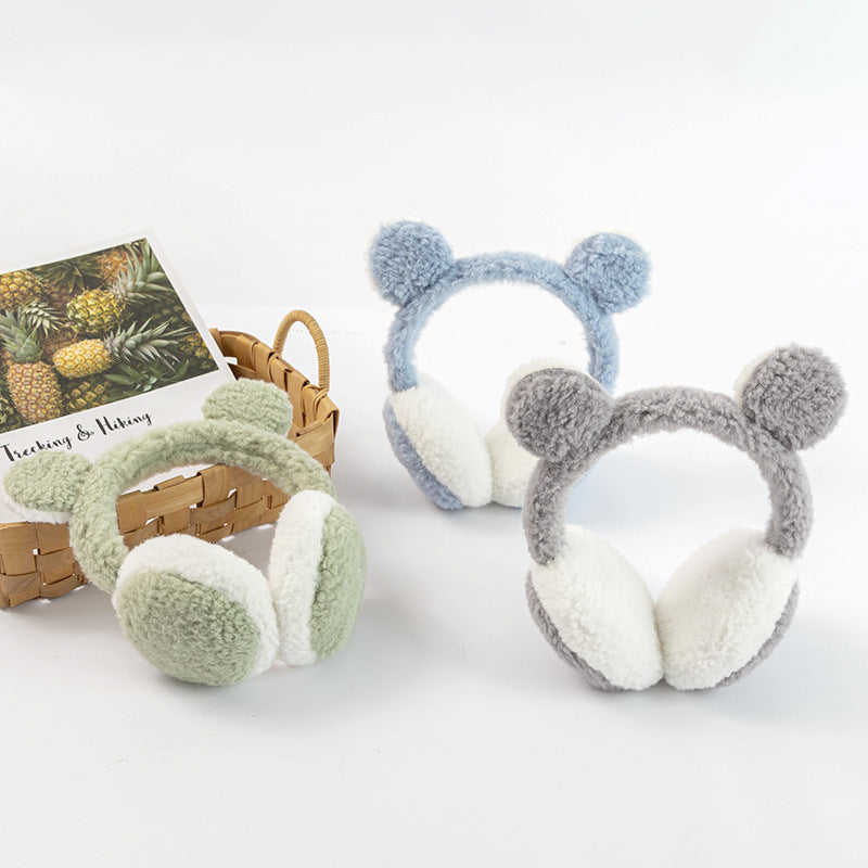 Warm Women's Cute Ear Protection Plush Antifreeze Earmuffs