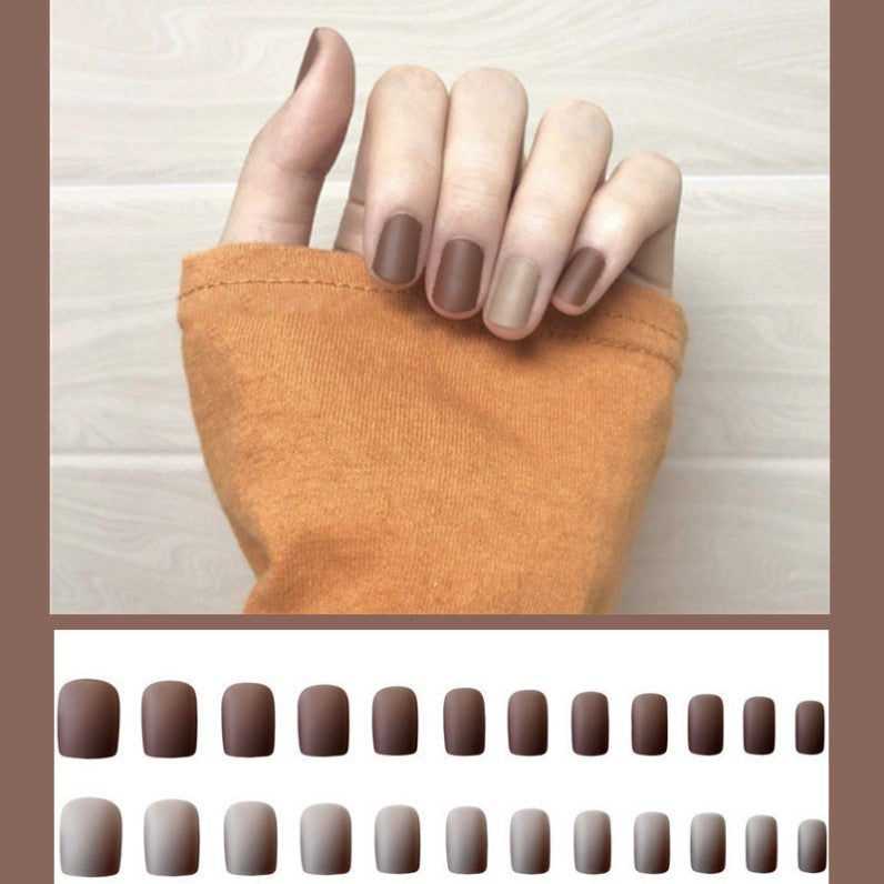 Blue Flame Lengthened European And American Wear Disassembled Nail Art