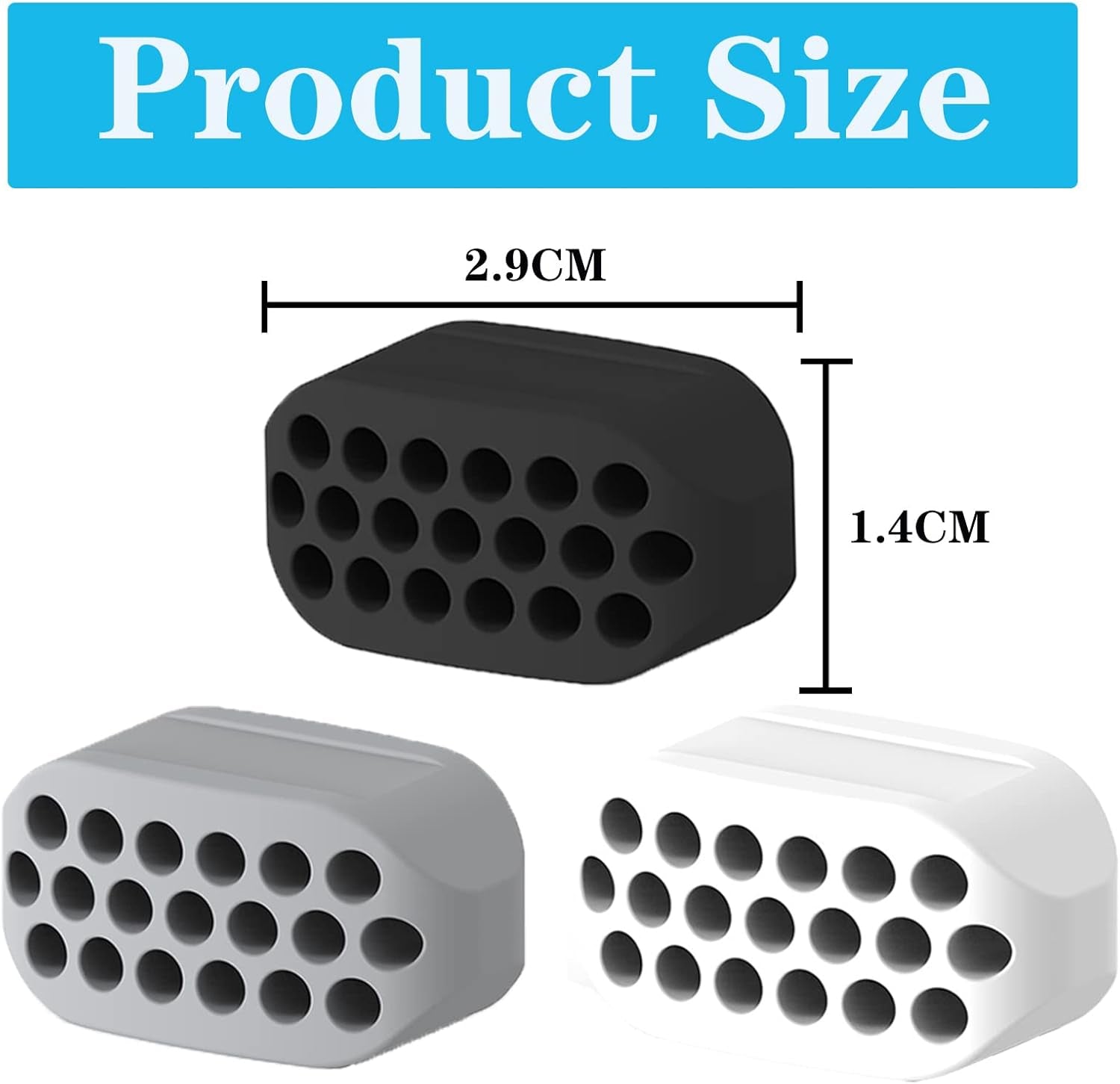 Paquete De 3 Ejercitador De Mandibula, Entrenador De Músculos De Línea De Mandíbula Para Hombres/Mujeres, Equipo De Gimnasio De Doble Barbilla