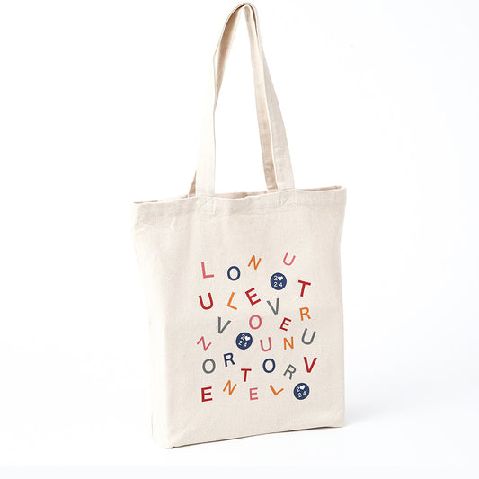New Cotton Printed Creative One-shoulder Canvas Bag