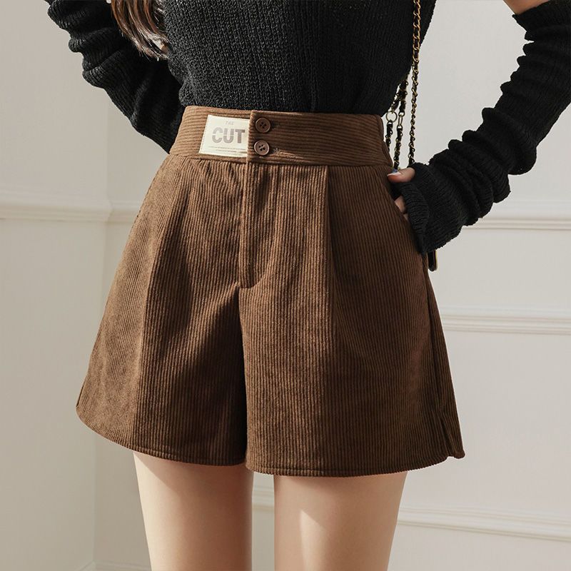 Women's Fleece Lined Corduroy Casual Pants