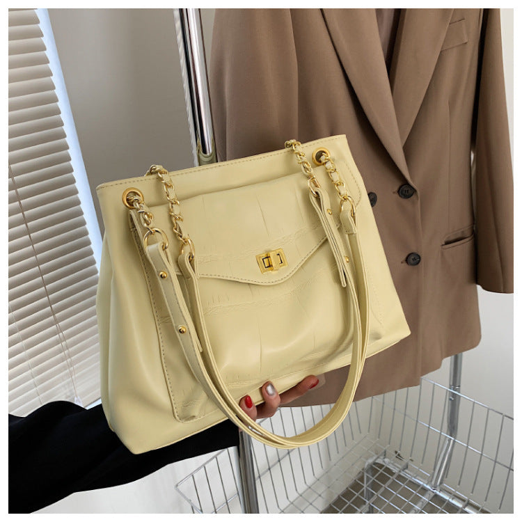 Fashion Net Red Chain Single Shoulder Crossbody Large Bag