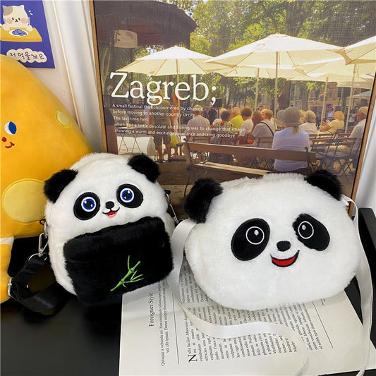 Cute Panda Small Bag Personalized Mini Children's Parent-child Plush