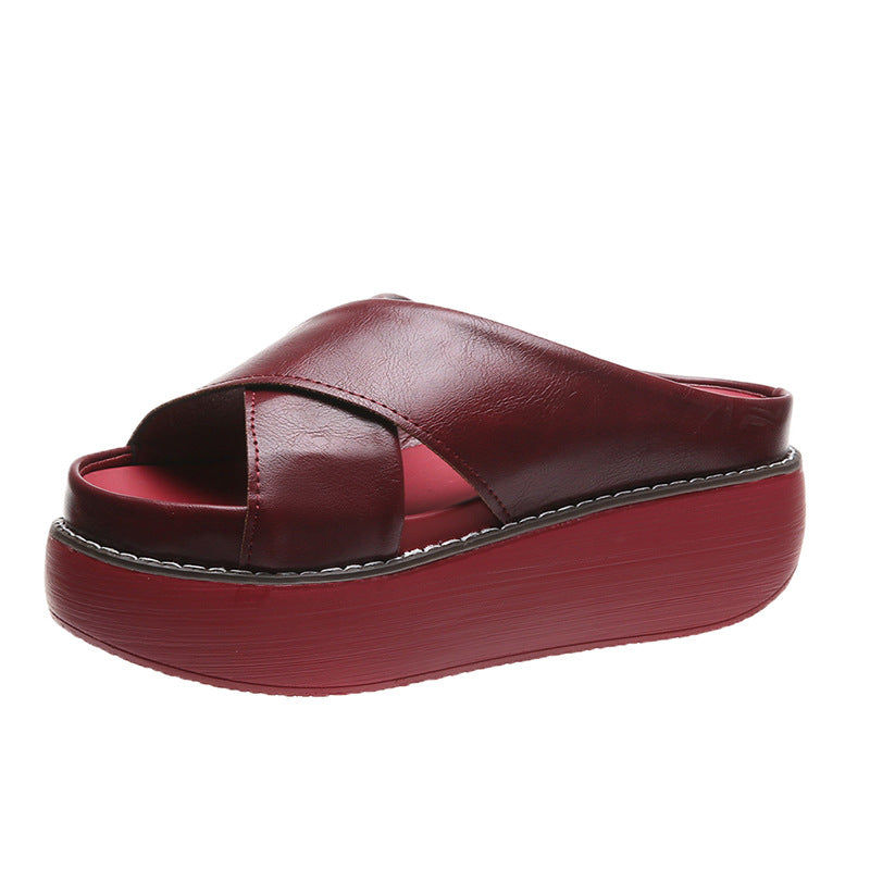 Women's All Match Platform Platform Large Size Sandals