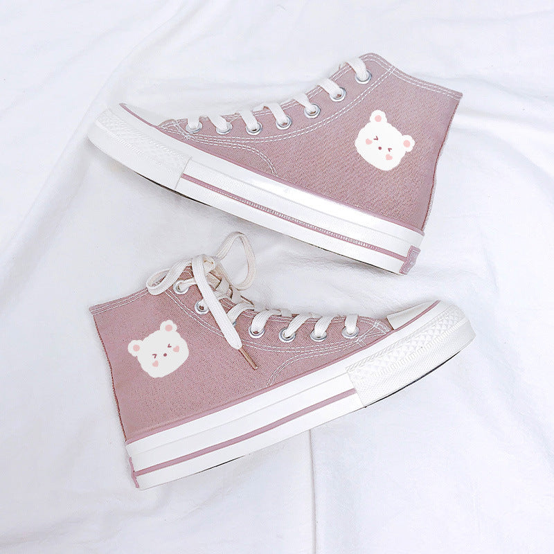 Girlfriends Canvas High Top Sneakers