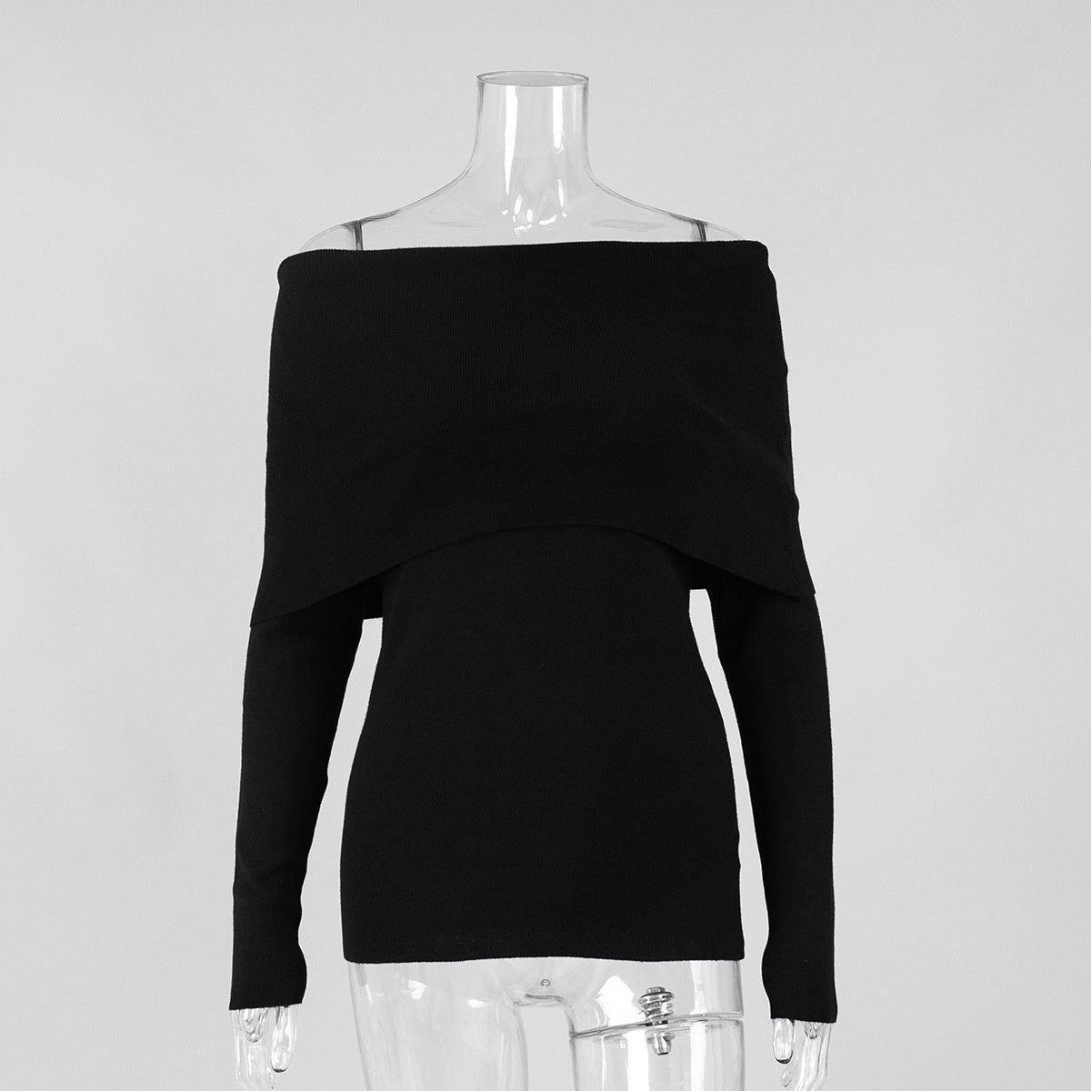 Designer, Figure-flattering, Slimming Wrap-style Knit Sweater For Women