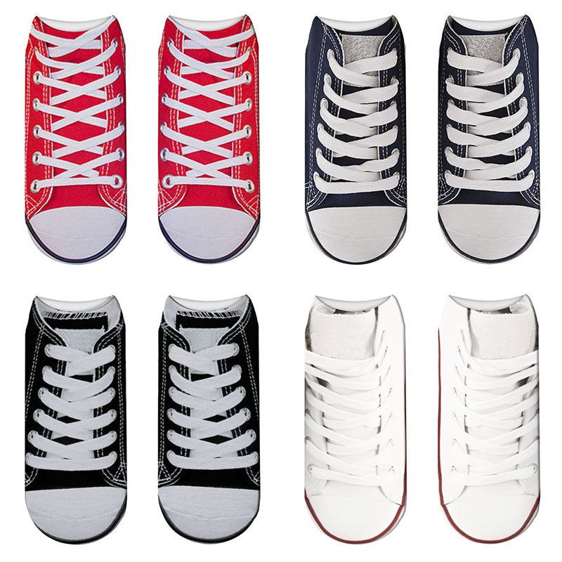 New Sneakers Print New 3D Women's Socks