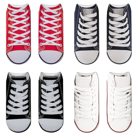 New Sneakers Print New 3D Women's Socks