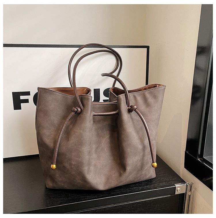 Vintage Commuter Tote Bag With Large Capacity For Women