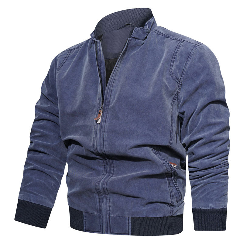 Winter Men's Young And Middle-aged Jacket Men's Pure Cotton Coat Leisure Cargo Plus Size Jacket