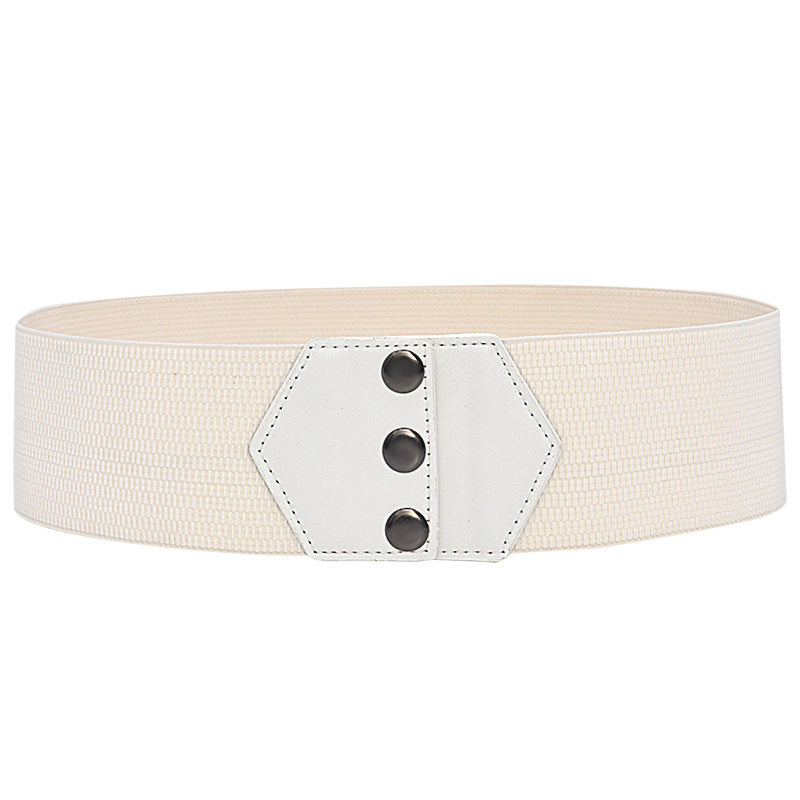 Women's Fashion Solid Color Elastic Band