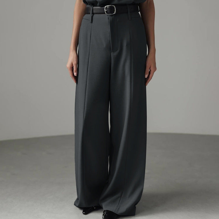 Fashionable Simple Casual Top And Pants Set For Women