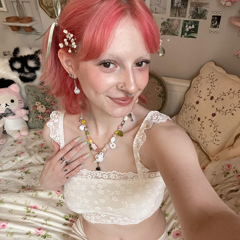 Summer Style With Spicy Girl Corset And Tank Top Underneath
