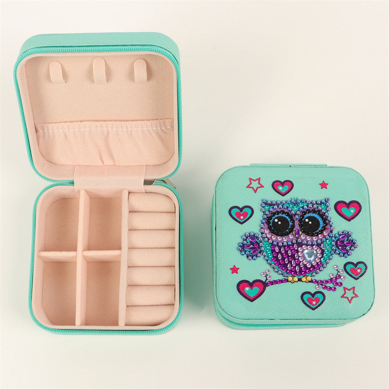 Diamond Painting Jewelry Storage Box Animal Diy Round Diamond 5D