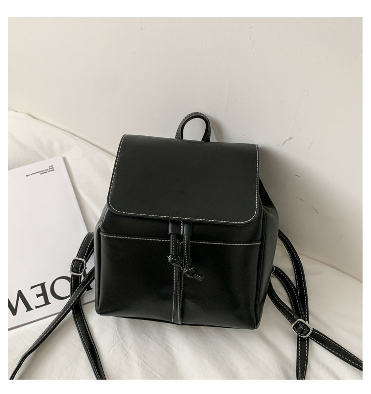 New Backpack Soft Leather Versatile Mini Small