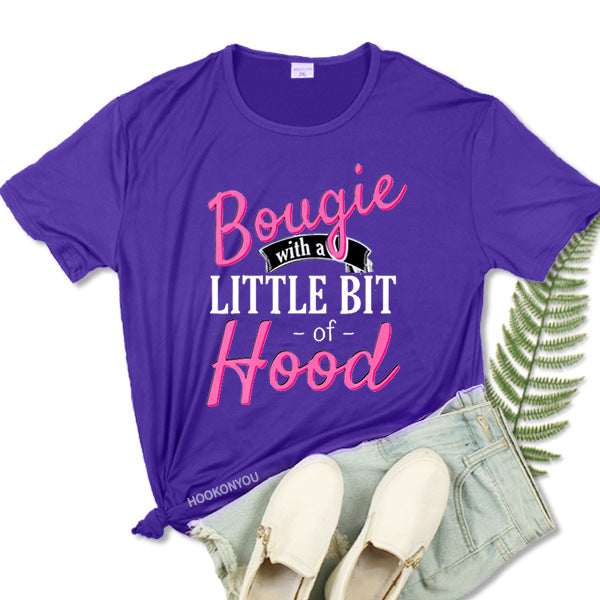 Women's Loose Round Neck Short Sleeves