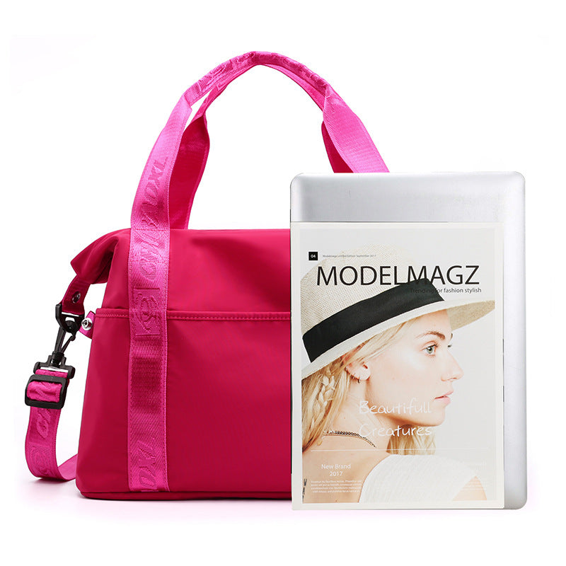 Women's Casual Large Capacity Nylon Oxford Cloth Travel Shoulder Handbag