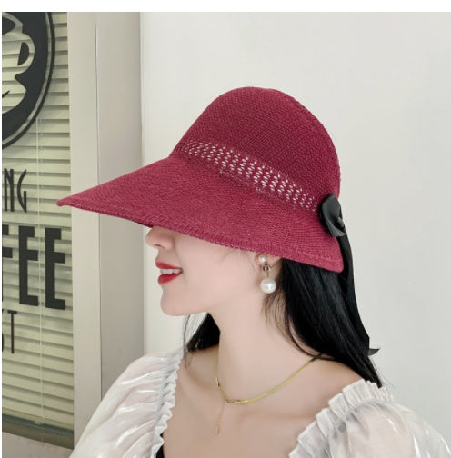 Spring Summer Casual Women's Empty Top  Net Red Sun Hat