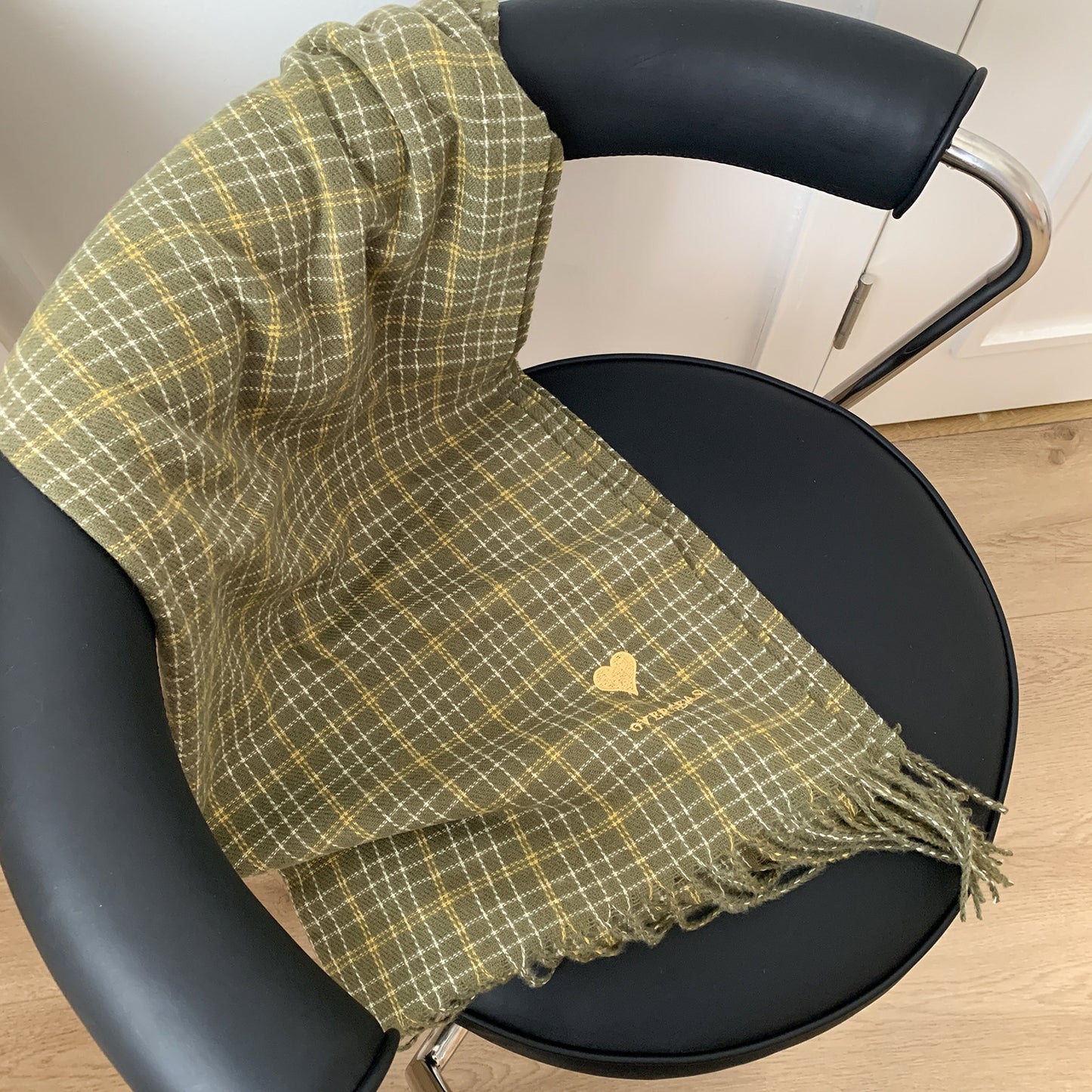 Kvinders Mode Kærlighed Varmt Faux Cashmere Sjal Tørklæde