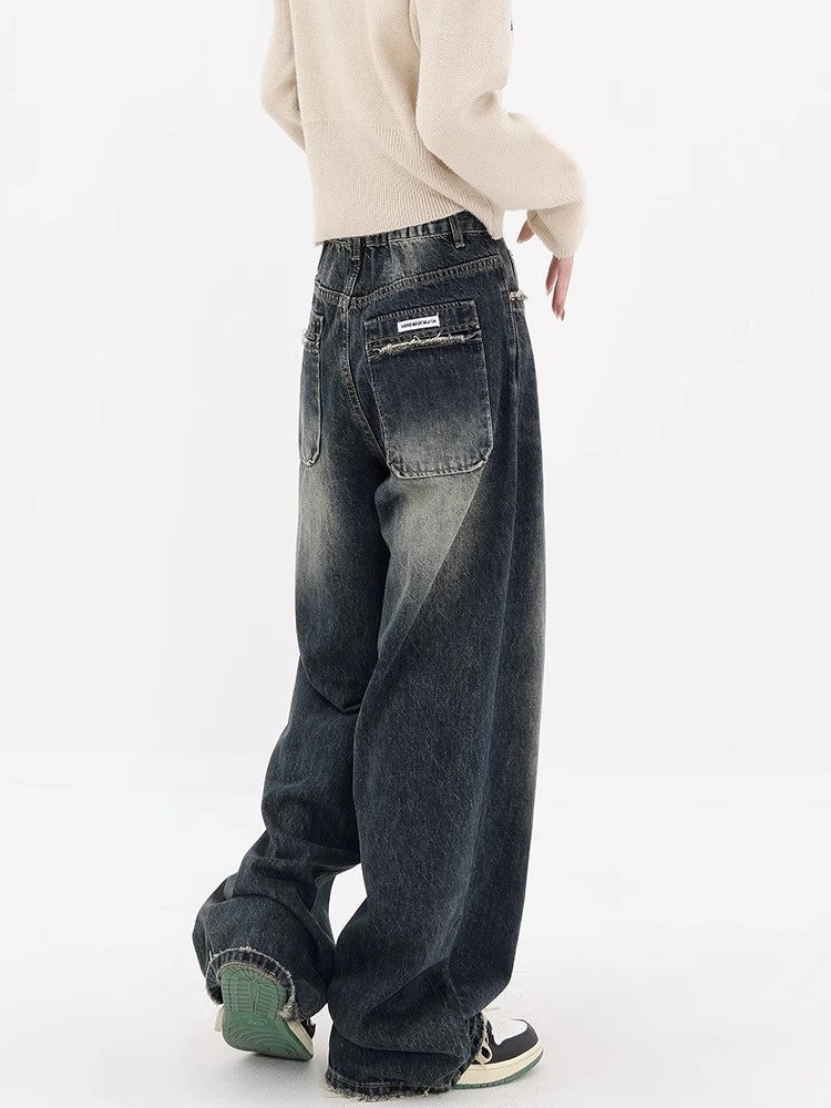Autumn Retro Design Women's High Waist Jeans