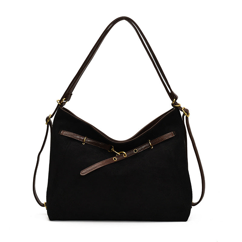 Women's Suede Leisure Commute Backpack