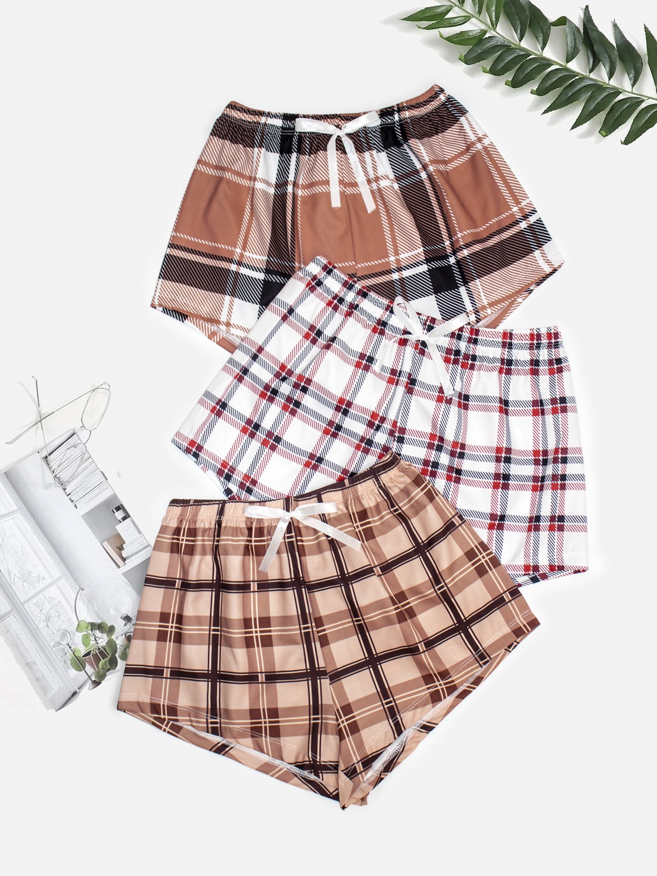 Summer Women's Milk Silk Thin Casual Shorts