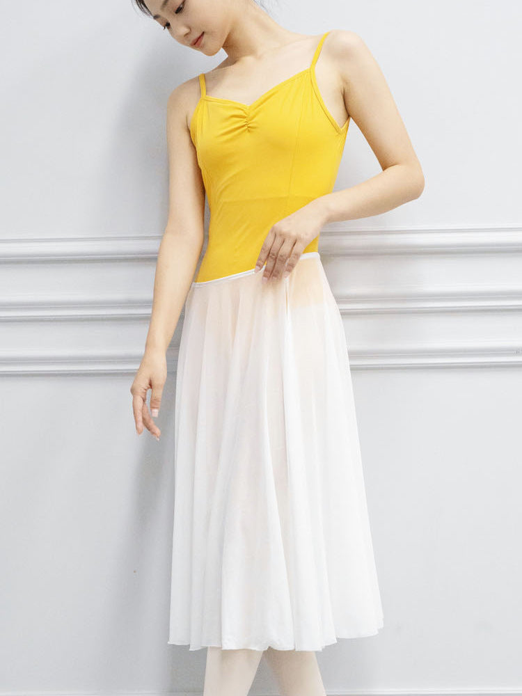 Ballet Practice Clothes Dancing Dress Gym Outfit Veil Skirt Skirt