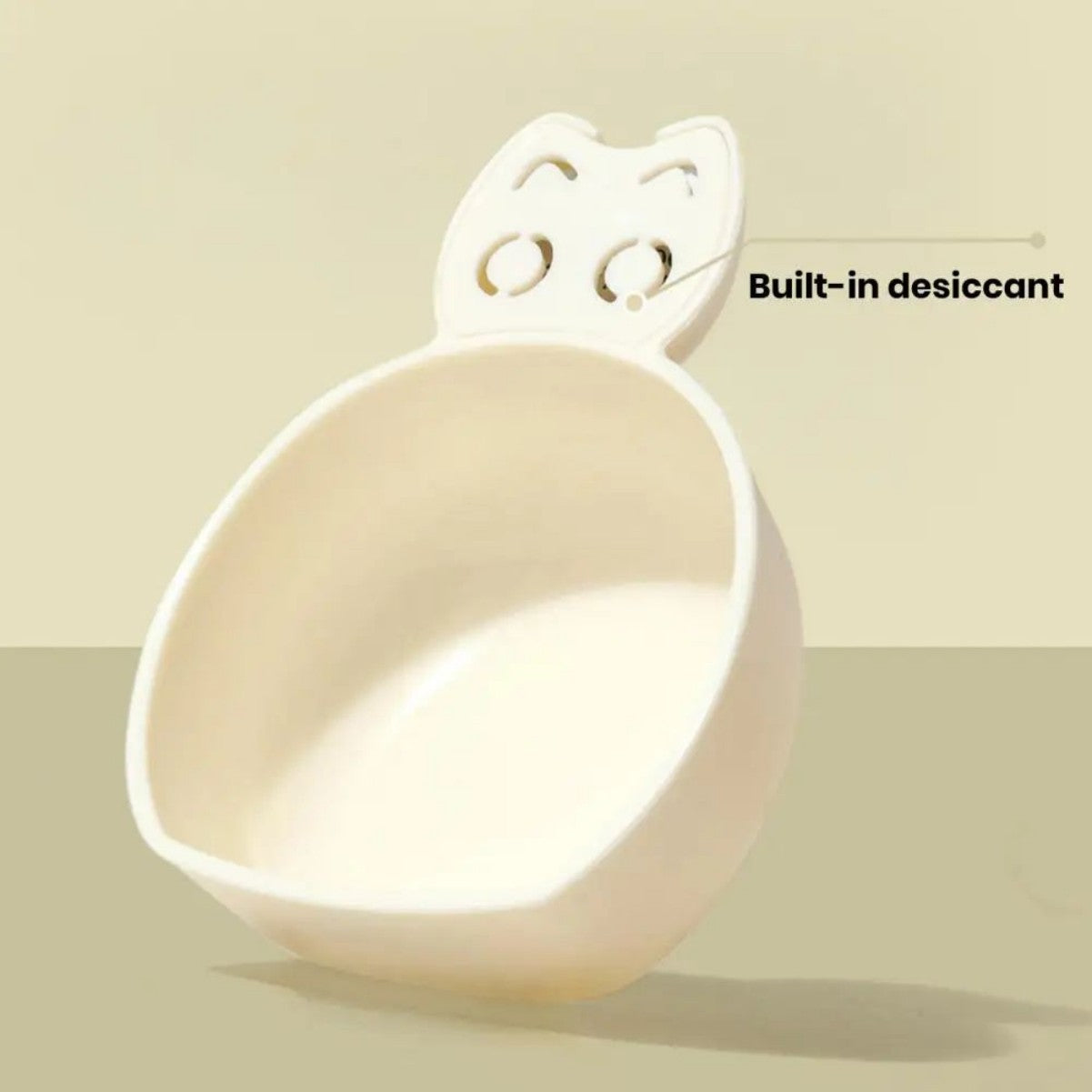 Pet Food Scoop Plastic Grain Spoon Multifunctional Timed Quantitative Feeding Spoon Safe Non-Toxic Pet Food Measuring Scoop