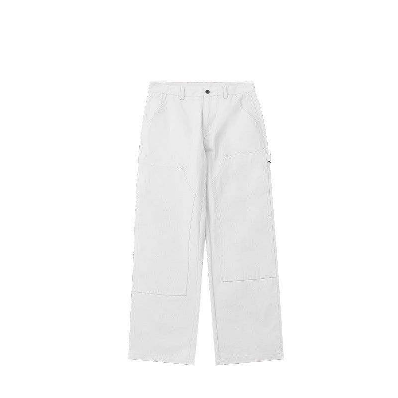 High Density Twill Workwear Straight Casual Pants