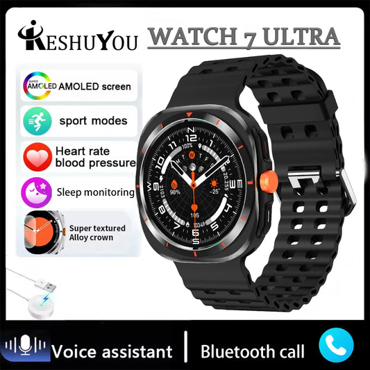 New Smart Watch Classic Men Women Smart Watch Bluetooth Voice Call AI Voice Outdoor Sports Smart Watch Gift