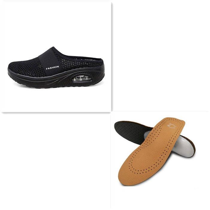 Sandals Women Breathable Non-slip Hollow Out Mesh Sandals Fashion Outdoor Ladies Shoes