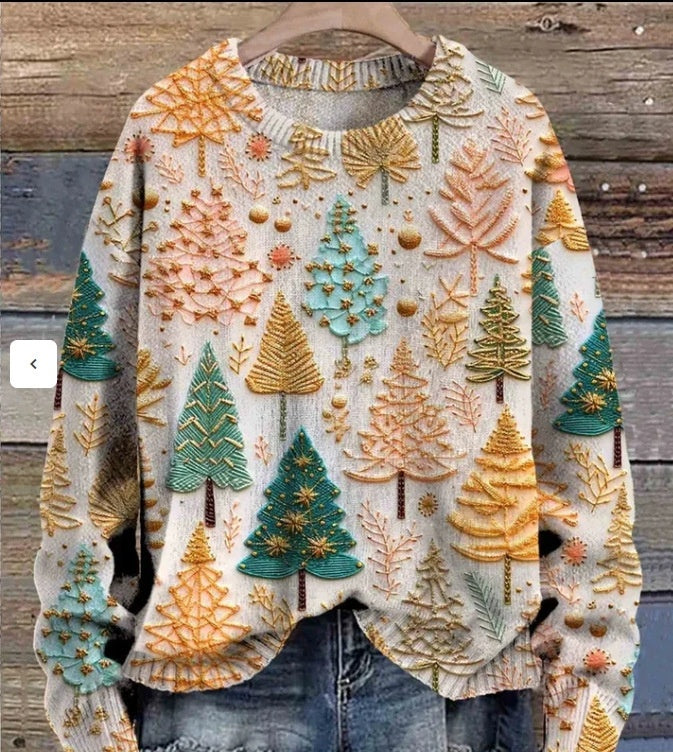 New Women's Pullover Christmas Sweater