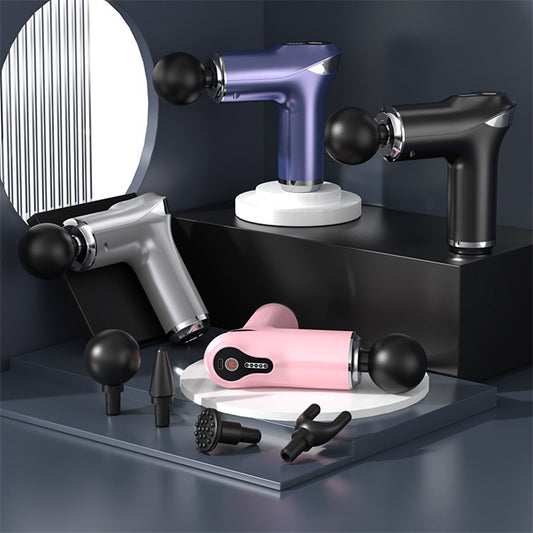 New Fascia Gun Fitness Electric Impact Gun Muscle Relaxer Massager