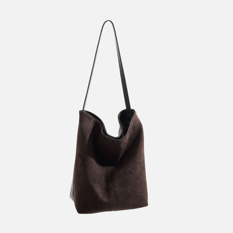 Womens Retro High-Capacity Bag For FallWinter