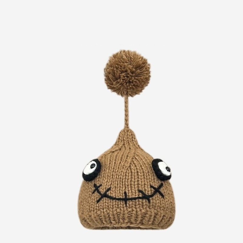 Children's Fashion Simple Wool Pullover Hat