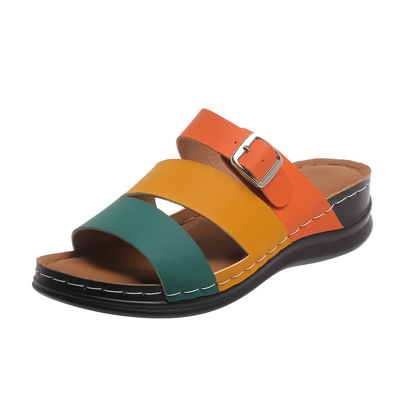 Women's European And American Word Beach Slippers