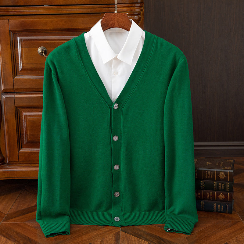 Versatile Casual Solid Color Coat Top Long Sleeve Loose Sweater