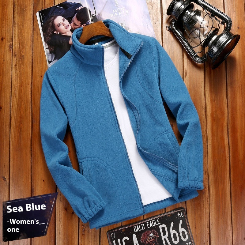 Outdoor Sports Women's Fleece Cardigan Sweater Fleece Top