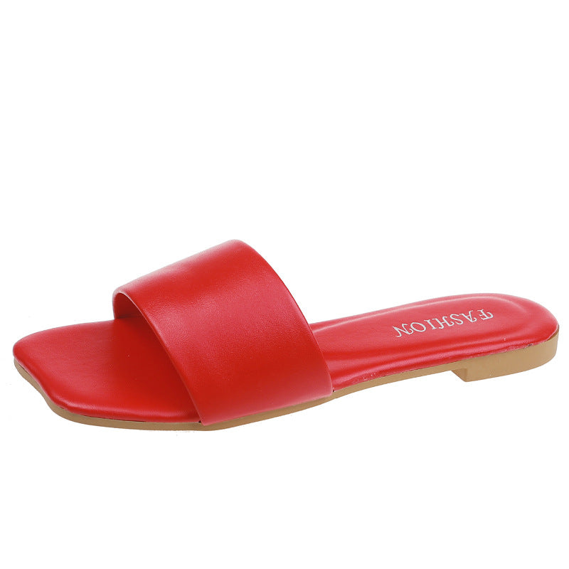 Student Flat Sandals Flower Soft Summer Slippers